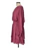Evereve 100% Polyester Solid Pink Burgundy Casual Dress Size L - photo 5