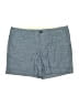 Merona Chevron-herringbone Blue Shorts Size 8 - photo 1