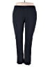 Purejill Solid Blue Active Pants Size 2X - photo 1