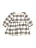 Mud Pie Checkered-gingham Gray Dress Size 0-3 mo - photo 1