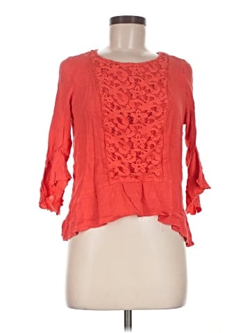 One World 3/4 Sleeve Blouse (view 1)