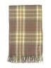 J.Crew 100% Acrylic Plaid Tan Scarf One size - photo 2