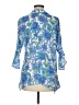 Ruby Rd. Paisley Blue 3/4 Sleeve Button-Down Shirt Size M (petite) - photo 2