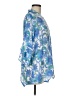 Ruby Rd. Paisley Blue 3/4 Sleeve Button-Down Shirt Size M (petite) - photo 4