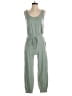 Listicle Solid Green Jumpsuit Size S - photo 1