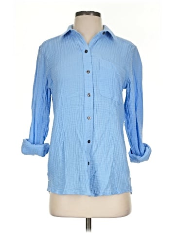 Eddie Bauer 3/4 Sleeve Button-Down Shirt (view 1)