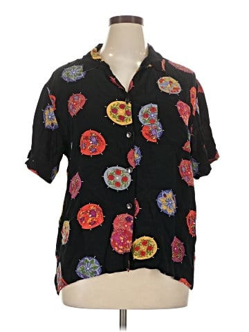 Chico's Design Short Sleeve Blouse (view 1)