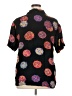 Chico's Design 100% Polyester Paisley Black Short Sleeve Blouse Size XL (3) - photo 2