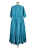 BLOOMCHIC Chevron-herringbone Teal Casual Dress Size 22 - photo 2