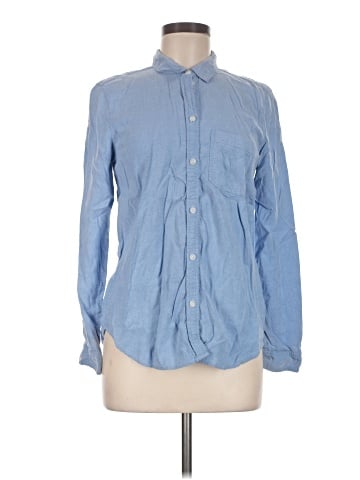 American Eagle Outfitters Long Sleeve Button-Down Shirt (view 1)