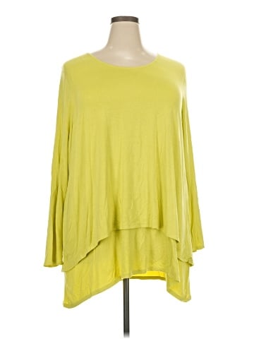 Soft Surroundings 3/4 Sleeve Top (view 1)