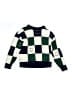 Old Navy Checkered-gingham Green Pullover Sweater Size 5 - photo 1