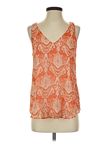 Lavender Brown Sleeveless Blouse (view 1)