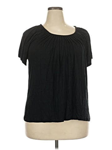 Style&Co Short Sleeve Blouse (view 1)
