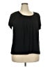 Style&Co Black Short Sleeve Blouse Size 2X - photo 1