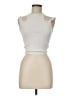 Zara Ivory Sleeveless T-Shirt Size M - photo 1
