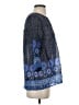 Boden 100% Cotton Blue 3/4 Sleeve Blouse Size 4 - photo 4