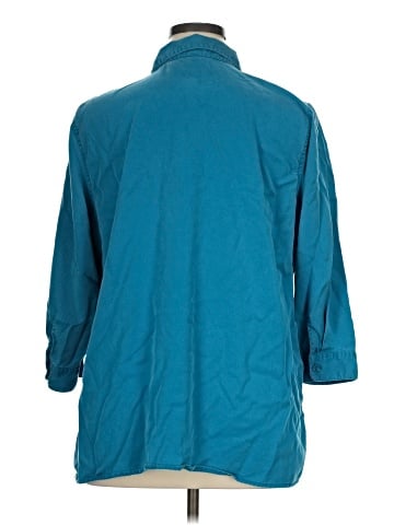 Coldwater Creek 3/4 Sleeve Button-Down Shirt (view 2)