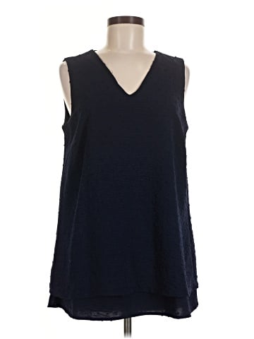 Nina Leonard Sleeveless Blouse (view 1)