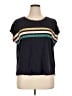Boden Stripes Black Short Sleeve T-Shirt Size XL - photo 1