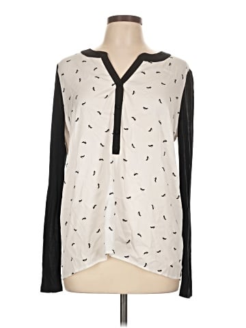 Kensie Long Sleeve Blouse (view 1)