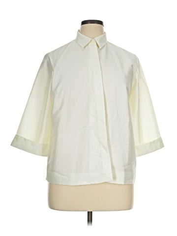 Appleseeds 3/4 Sleeve Button-Down Shirt (view 1)