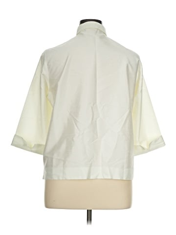 Appleseeds 3/4 Sleeve Button-Down Shirt (view 2)