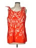 CAbi 100% Polyester Orange Sleeveless Blouse Size L - photo 1