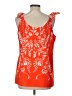 CAbi 100% Polyester Orange Sleeveless Blouse Size L - photo 2