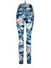 Tek Gear Print Blue Active Pants Size L - photo 2