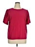 Chico's Burgundy Short Sleeve Blouse Size XL (3) - photo 1