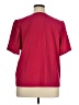 Chico's Burgundy Short Sleeve Blouse Size XL (3) - photo 2