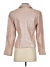 Jones New York 100% Leather Metallic Pink Leather Jacket Size 4 - photo 2