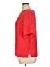 Valerie Stevens 100% Silk Red Short Sleeve Top Size 14W - photo 5