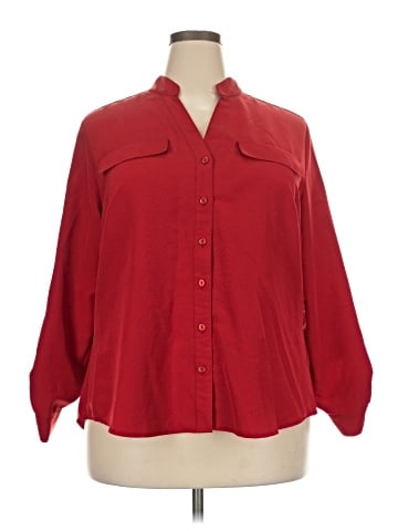 NY Collection 3/4 Sleeve Blouse (view 1)