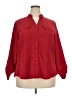 NY Collection 100% Polyester Red 3/4 Sleeve Blouse Size 22 (estimated) - photo 1