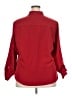 NY Collection 100% Polyester Red 3/4 Sleeve Blouse Size 22 (estimated) - photo 2