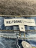 RE/DONE 100% Cotton Blue Denim Skirt Size 26 waist - photo 4