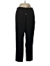 Chaus 100% Polyester Solid Black Casual Pants Size L - photo 1