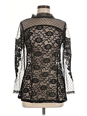 Pretty Angel Long Sleeve Silk Top (view 1)