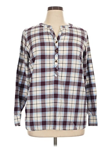 Lands' End Long Sleeve Button-Down Shirt (view 1)