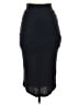 Sen Solid Black Casual Skirt Size XS (0) - photo 1
