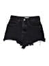 Zara Black Denim Shorts Size 4 - photo 1