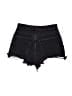 Zara Black Denim Shorts Size 4 - photo 2