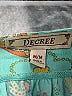 Decree Teal Sleeveless Blouse Size M - photo 7