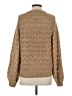 Jun & Ivy 100% Acrylic Tweed Tan Pullover Sweater Size S - photo 2