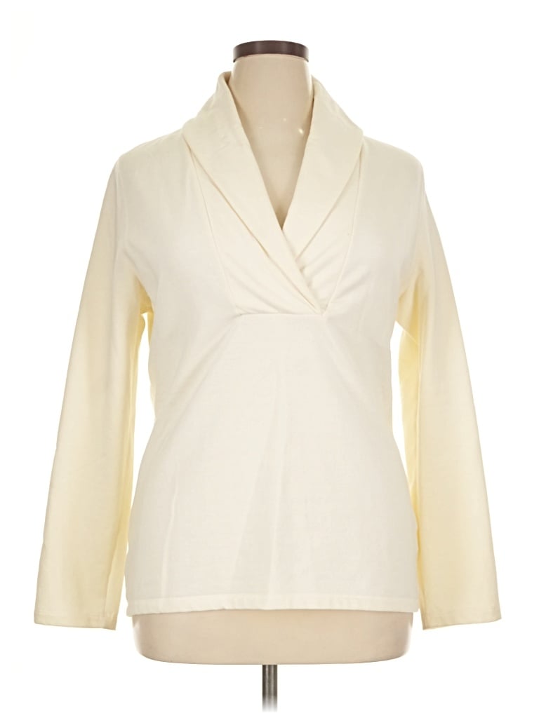 Pre-owned Talbots Sweatshirt In Ivory