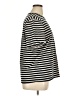 Kule 100% Cotton Stripes Black Short Sleeve Turtleneck Size XL - photo 4