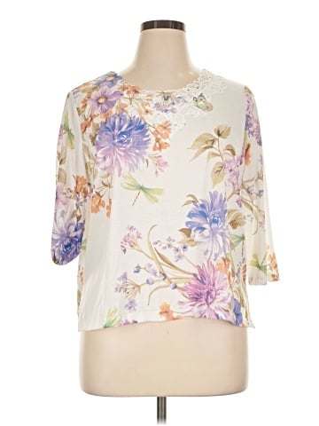 Alfred Dunner Short Sleeve Blouse (view 1)