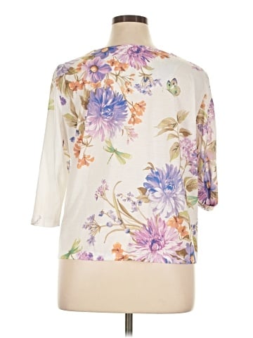 Alfred Dunner Short Sleeve Blouse (view 2)